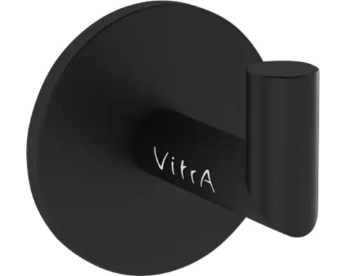 Schwarzer Wandhaken mit Vitra Logo