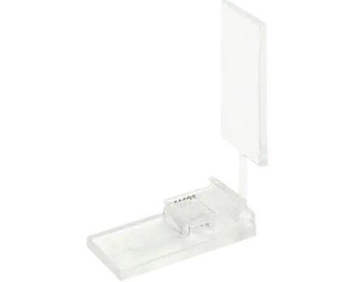 Transparenter Glasboden für Regale