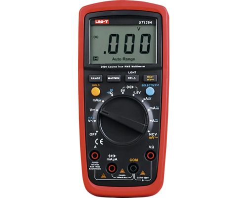 Multimètre CAT III 600 V 10 A 20 MOhm Multimètre numérique pour la mesure de la tension