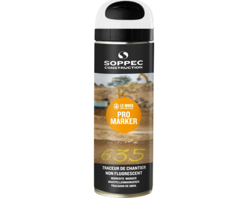 Spray de marquage Soppec ProMarker blanc 500 ml