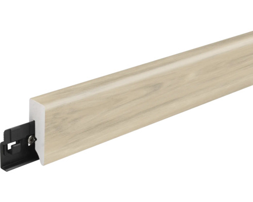 Plinthe avec clip de fixation