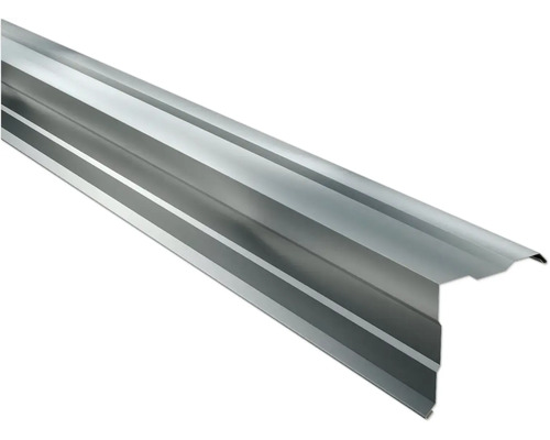 Angle d'arête PRECIT moulé pour tôle trapézoïdale W20 alu zinc 1000x115x115 mm Profilé d''angle métallique pour applications de construction