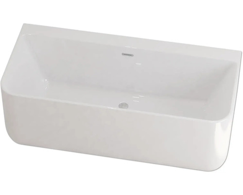 Baignoire îlot avec garniture de vidange