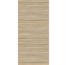 Panneaux en bois à orientation horizontale pour habillage mural et plafond