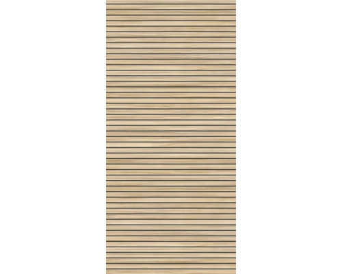 Panneaux en bois à orientation horizontale pour habillage mural et plafond