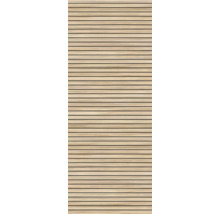 Panneau de bois avec structure à lamelles horizontales