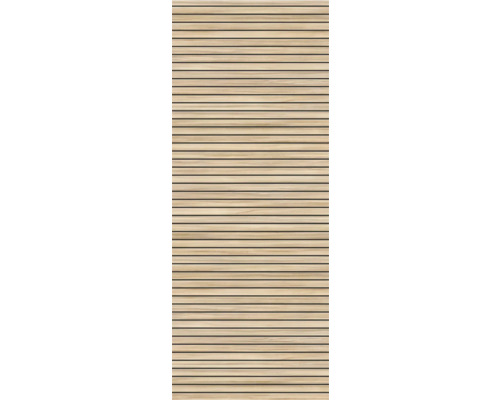 Panneau de bois avec structure à lamelles horizontales