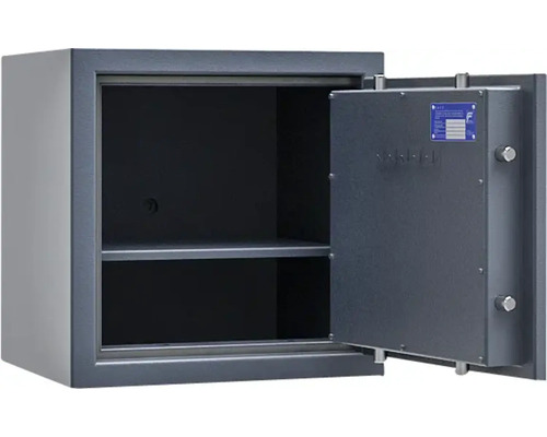 Coffre-fort ouvert avec étagère