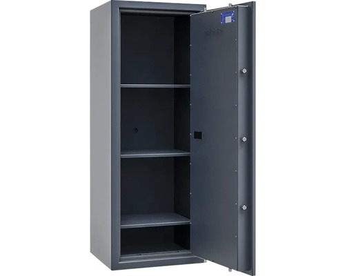 Geöffneter Tresor mit Einlegeböden