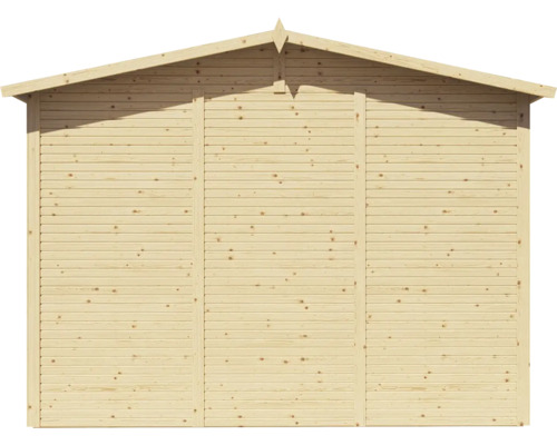 Abri de jardin en bois avec toit à deux pentes