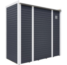 Gartenhaus Cubo 1 mit Fussboden 234 x 121 cm anthrazit