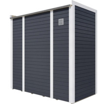 Gartenhaus Cubo 1 mit Fussboden 234 x 121 cm anthrazit