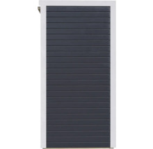 Gartenhaus Cubo 1 mit Fussboden 234 x 121 cm anthrazit