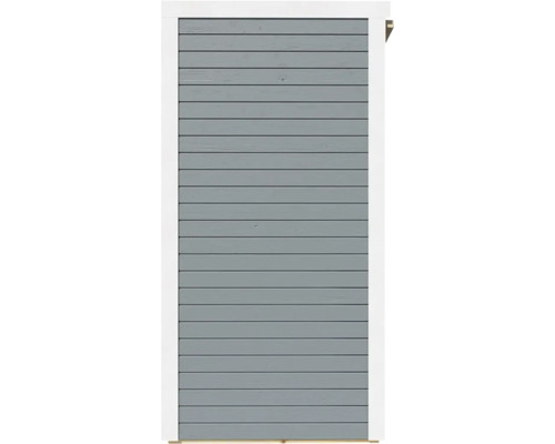 Mur extérieur en bois avec bardage horizontal