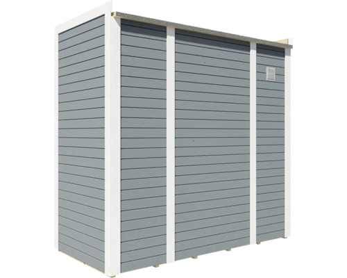 Abri de jardin en bois avec façade horizontale
