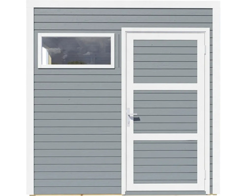 Abri de jardin avec porte et fenêtre