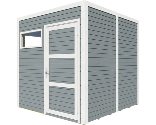 Abri de jardin en bois avec fenêtre et porte