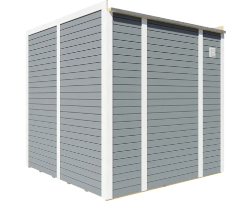 Abri de jardin en bois avec grille d''aération