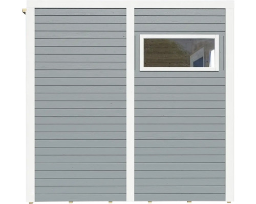 Panneau mural en bois avec fenêtre pour abri de jardin