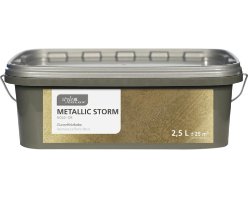 Peinture à effet brillant METALLIC STORM StyleColor or 2,5l