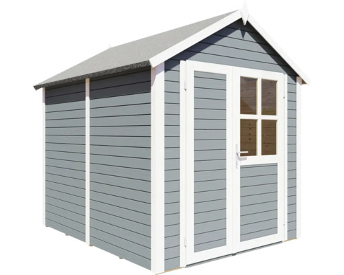 Abri de jardin en bois avec double porte et fenêtre