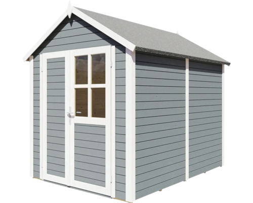 Abri de jardin avec double porte et fenêtre