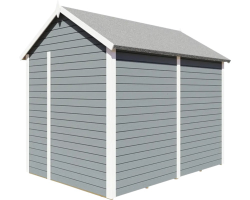 Abri de jardin en bois avec toit à deux pentes