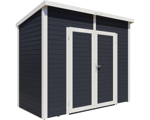 Abri de jardin en bois avec porte double