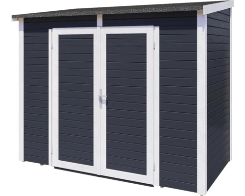 Abri de jardin en bois avec double porte