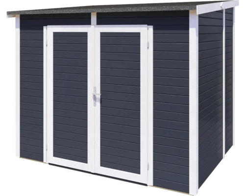 Abri de jardin en bois avec double porte