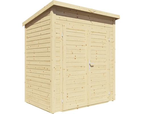 Abri de jardin en bois avec double porte