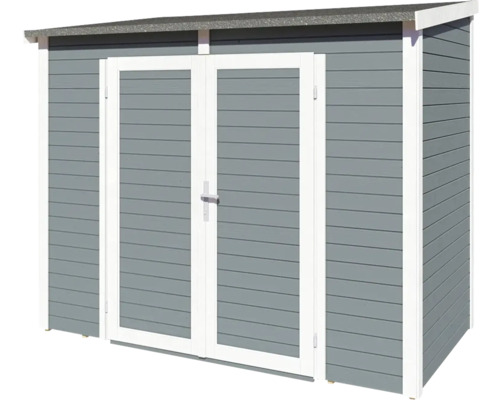 Abri de jardin en bois avec double porte