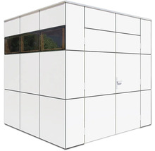 Abri de jardin moderne avec porte et fenêtres
