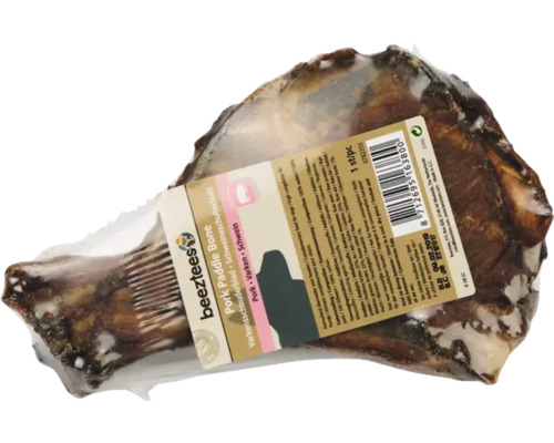 Hundesnack beeztees Schweineschulterblatt 1 Stück ca. 140 g Beeztees Schweine Schulterblatt Knochen für Hunde