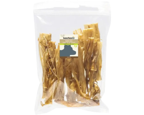 beeztees friandise pour chiens peau de lapin 200 g Sac de peau de lapin pour chiens