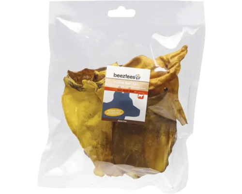 beeztees Hundesnack gepuffte Rinderohren150 g Beutel mit Bezttees gepufften Rinderohren für Hunde