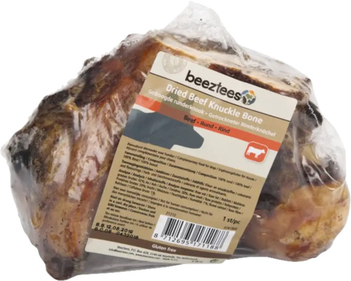 beeztees Hundefutter getrockneter Rindfleischknochen Beeztees getrockneter Rinderknöchel in Verpackung