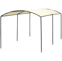 Pavillon avec toit en tissu et structure en acier