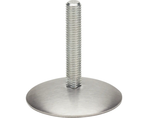 Vis de stabilisation réglable M10 x 60 mm en acier inoxydable jusqu'à 50 kg Pied métallique avec tige filetée pour la fixation