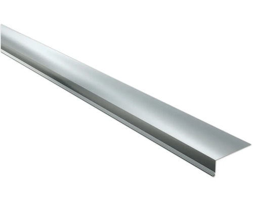 Support de gouttière 95° PRECIT pour tôle trapézoïdale W20 alu zinc 2000x80x30 mm Profilé de bord de toit en métal