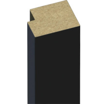 Coupe de cadre de porte avec panneau OSB et revêtement