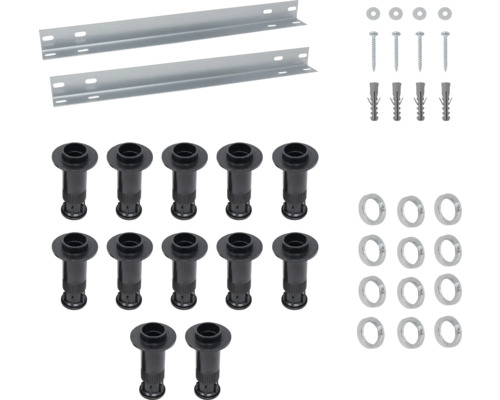 Pieds de receveur de douche SCHULTE angle pour DWM-Tec 12 pièces D5649