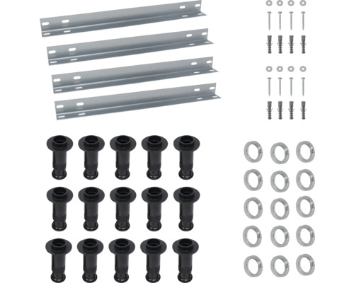 Pieds de receveur de douche SCHULTE angle pour DWM-Tec 15 pièces D5650