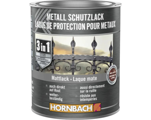 Boîte de laque de protection pour métaux pour l''extérieur