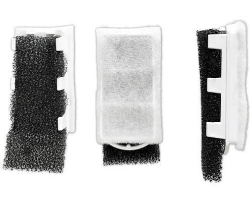 Éponge filtrante VERSAMAX Mini Standard (3 pièces) Filtre de rechange pour filtre d''aquarium