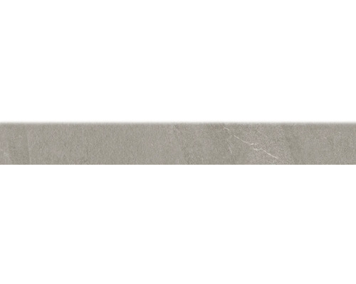 MIRAVA NARVIK Sockelfliese silver BxLxS 7.5x60x0.85 cm