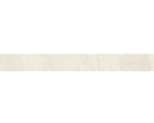 MIRAVA NARVIK Sockelfliese white BxLxS 7.5x60x0.85 cm