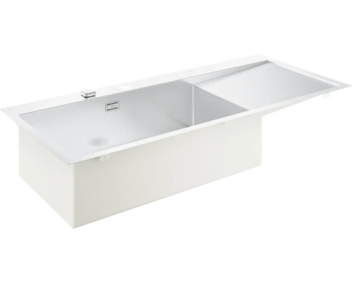 Évier en acier inoxydable avec égouttoir GROHE K1000 1160x520 mm 31581SD1 Évier avec égouttoir