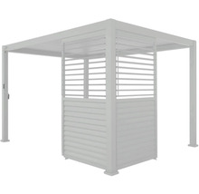 Pavillon avec paroi à lamelles pour l''extérieur