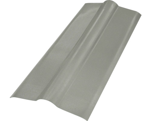 Gutta Guttanit+ Firsthaube betonfarbig 1050 x 220 x 220 x 2,25 mm Profilplatte aus Kunststoff für den Aussenbereich